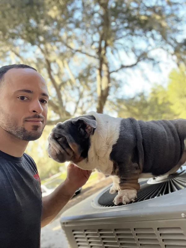 Jason Soares with King Escobar