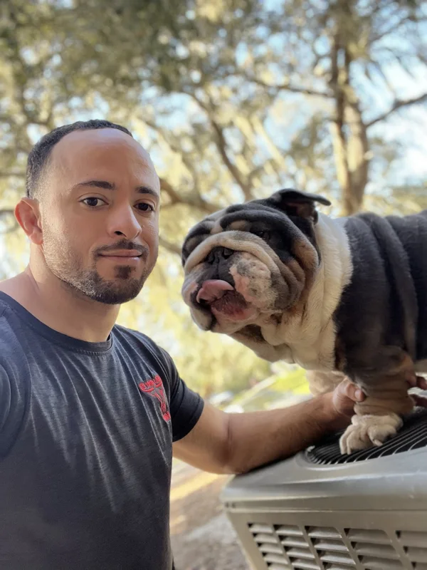 Jason Soares with King Escobar